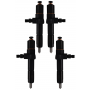 4x KOMPLETNY WTRYSKIWACZ PALIWA URSUS C-385 C385 TURBO BREMHER